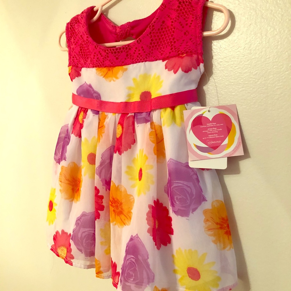 Floral baby girl dress
